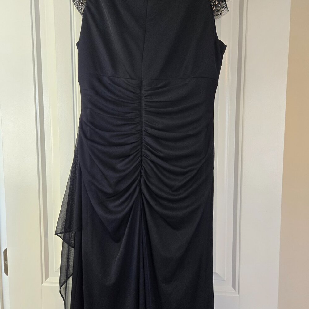 Midnight Blue  long formal dress, Size 12 - Picture 2 of 5